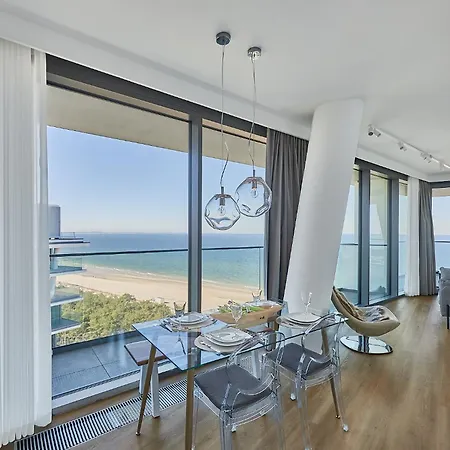 Апартаменты Wave - Floor Penthouse - Sea View Мендзыздрое