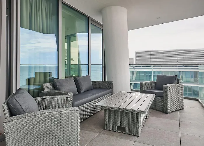 Wave - Floor Penthouse - Sea View Мендзыздрое